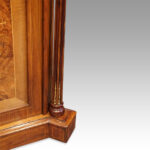 Victorian inlaid walnut pier cabinet - Image 8