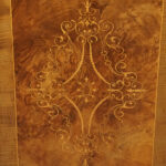 Victorian inlaid walnut pier cabinet - Image 6