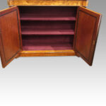 Victorian inlaid walnut pier cabinet - Image 5