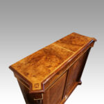 Victorian inlaid walnut pier cabinet - Image 2