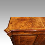 Victorian inlaid walnut pier cabinet - Image 4