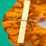 Victorian inlaid walnut serpentine card table - Image 6