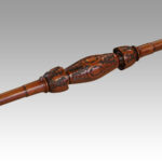 Victorian inlaid walnut shaped centre table - Image 4