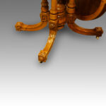 Victorian walnut inlaid shaped loo table - Image 14
