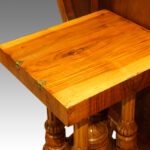 Victorian walnut inlaid shaped loo table - Image 13