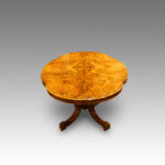Victorian walnut inlaid shaped loo table - Image 10