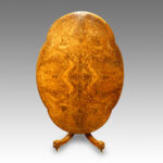Victorian walnut inlaid shaped loo table - Image 2