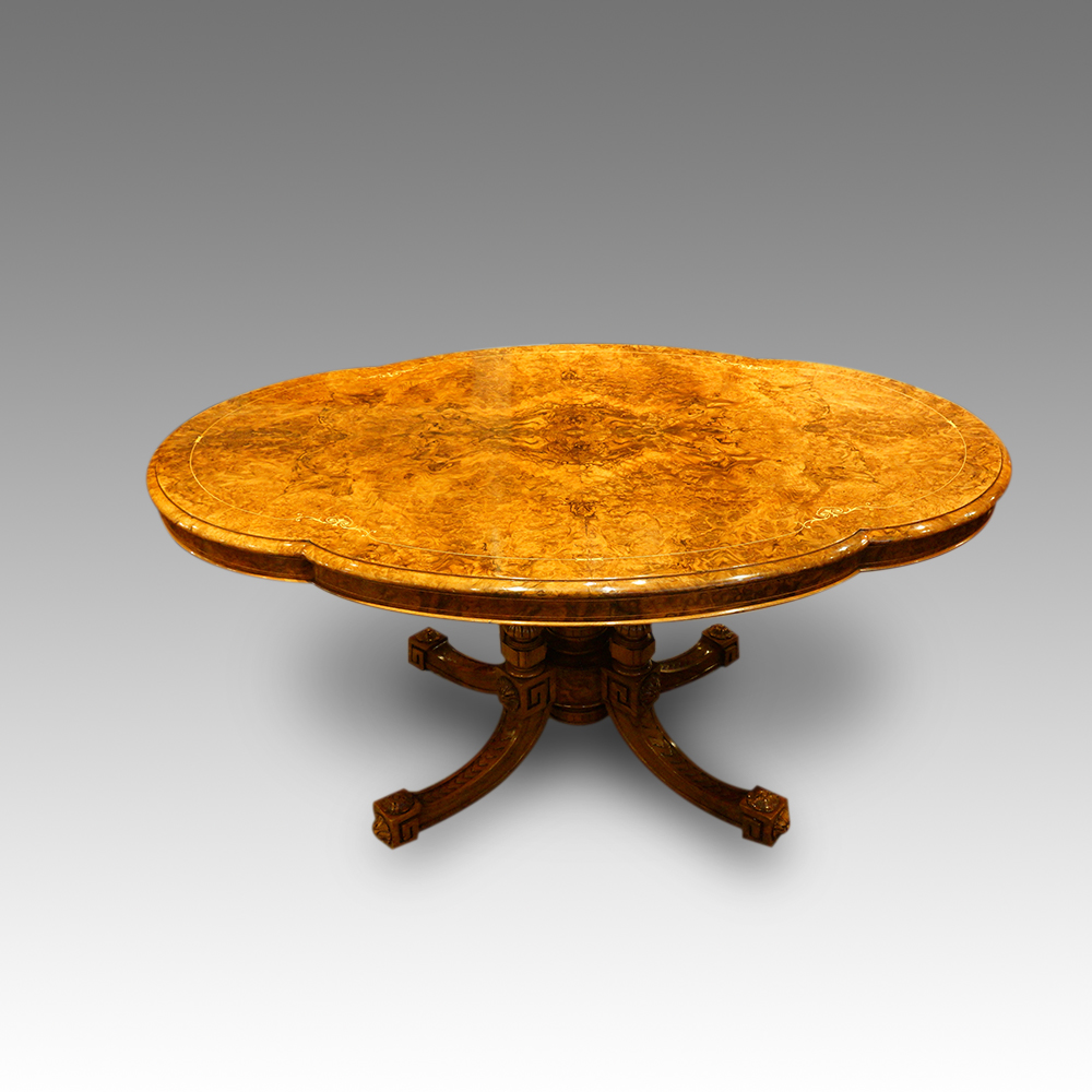 Victorian-inlaid-walnut-shaped-loo-table.jpg Victorian walnut inlaid shaped loo table - Image 1