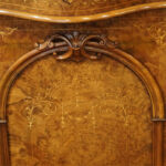 Victorian inlaid walnut side cabinet - Image 8