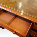 Large Victorian mahogany pedestal desk Now Sold - Image 11