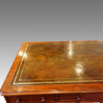 Large Victorian mahogany pedestal desk Now Sold - Image 5