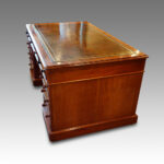Large Victorian mahogany pedestal desk Now Sold - Image 6