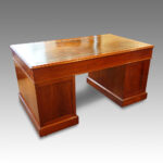 Large Victorian mahogany pedestal desk Now Sold - Image 8