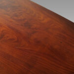 Victorian mahogany serpentine chest - Image 3