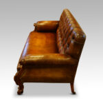 Victorian leather club sofa - Image 6