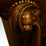 Victorian leather club sofa - Image 4