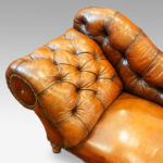 Victorian leather chaise lounge - Image 7