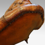 Victorian leather chaise lounge - Image 5