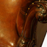 Victorian leather chesterfield - Image 9