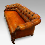 Victorian leather chesterfield - Image 7