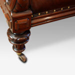 Victorian leather chesterfield - Image 6