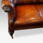 Victorian leather chesterfield - Image 4