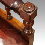 Victorian leather desk chair - Image 8