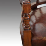 Victorian leather desk chair - Image 10