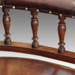 Victorian leather desk chair - Image 2
