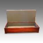 Victorian leather ottoman - Image 3