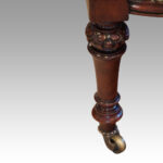Victorian leather reading desk chair - Image 4