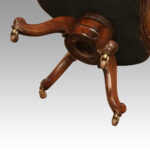Victorian leather revolving desk chair - Image 4