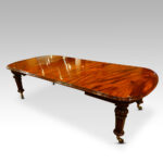Victorian mahogany 10+ seat dining table - Image 9