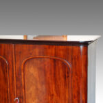 Victorian mahogany 2 door cupboard - Image 2