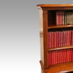 Victorian mahogany 2 tier open bookcase - Image 2