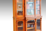 Victorian mahogany breakfront library bookcase - Image 4