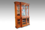 Victorian mahogany breakfront library bookcase