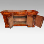Victorian mahogany 4 door sideboard - Image 10