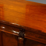 Victorian mahogany 4 door sideboard - Image 4