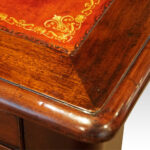 Victorian mahogany partners writing table - Image 7