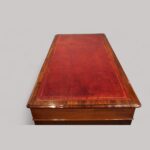 Victorian mahogany 9 drawer pedestal desk - Image 3