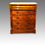 Victorian mahogany 'Scottish' chest of drawers