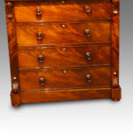 Victorian mahogany 'Scottish' chest of drawers - Image 2