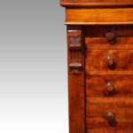 Victorian mahogany Wellington chest - Image 8
