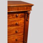 Victorian mahogany Wellington chest - Image 3