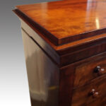 Victorian mahogany Wellington chest - Image 5