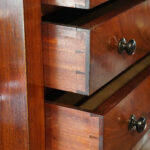Victorian mahogany Wellington chest - Image 2