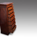 Victorian mahogany Wellington chest - Image 4