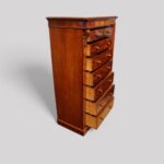 Victorian mahogany Wellington chest - Image 4