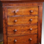 Victorian mahogany Wellington chest - Image 3